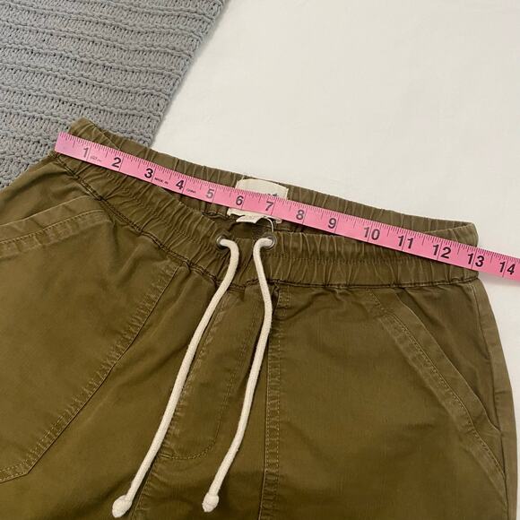 Pact Organic Cotton Daily Twill Drawstring Pants Women’s Size Small green - Picture 6 of 9